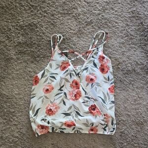 Floral Strappy Women's Top